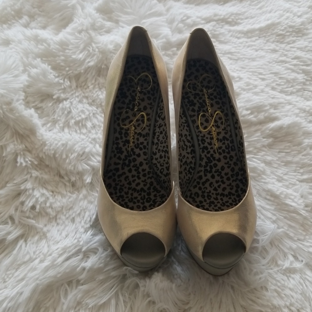 Jessica Simpson multi-color wedges